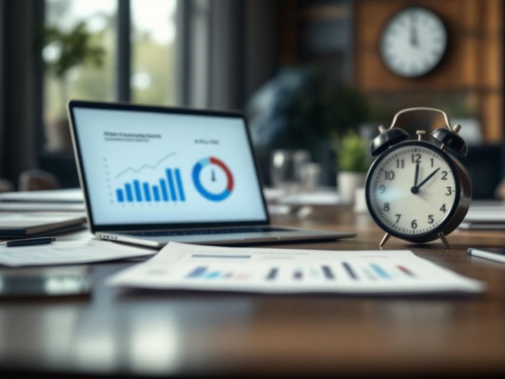 bureau reveil horloge