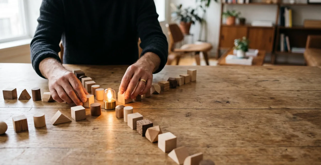 Entrepreneur organisant des elements epars de communication en une strategie coherente avec un budget limite
